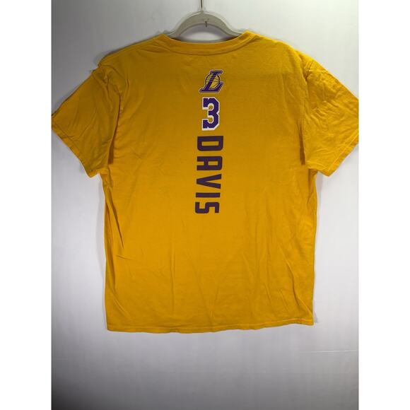 Fanatics Los Angeles Lakers Davis 3 Tee Shirt Mens Large - Picture 3 of 6